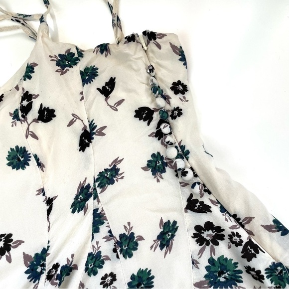 Free People White Floral Yuma Swing Dress - Picture 14 of 16